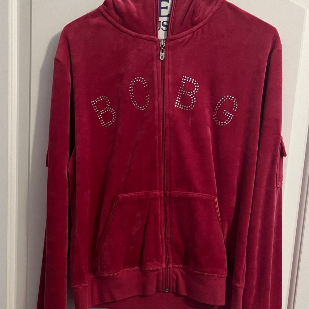 BCBG Pink Zip-Up Jacket & Pants